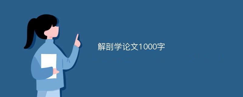 解剖学论文1000字